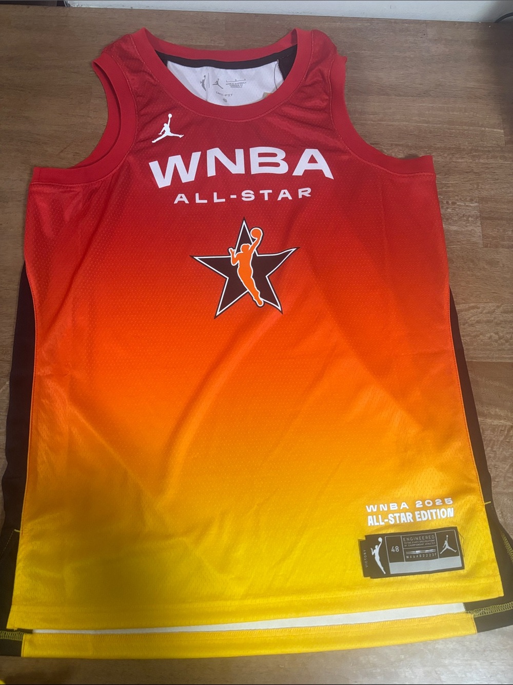 Caitlin Clark Authentic Jordan WNBA All-Star Gradient Jersey  Unisex.Size XXL